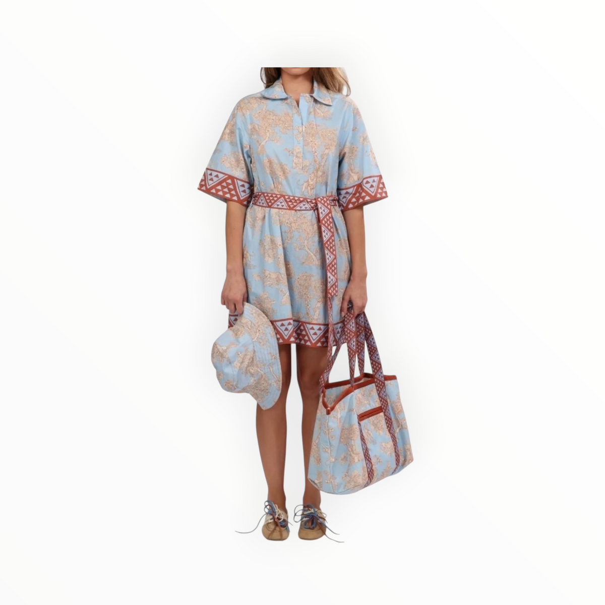Las Sureñas Bag Africa - Light Blue