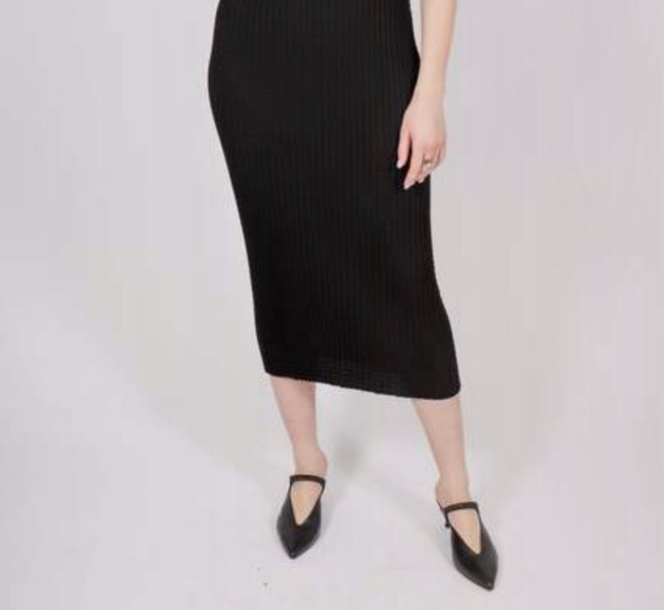 Halmanera Tania Mule With Strap - Nero