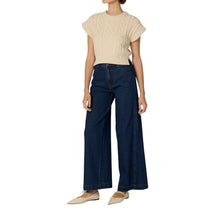 Cleobella Gigi Cropped Sweater Vest - Cream