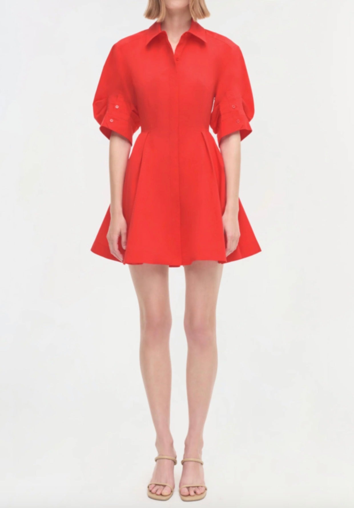 SIMKHAI Jazzie Dress - Fiery Red