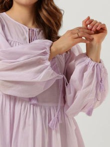 Antik Batik Hita Short Dress - Light Purple
