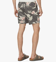 Faherty Essential Drawstring Shorts 6.5" - Charcoal Island Air Orchid