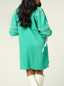 Antik Batik Lima Dress - Green