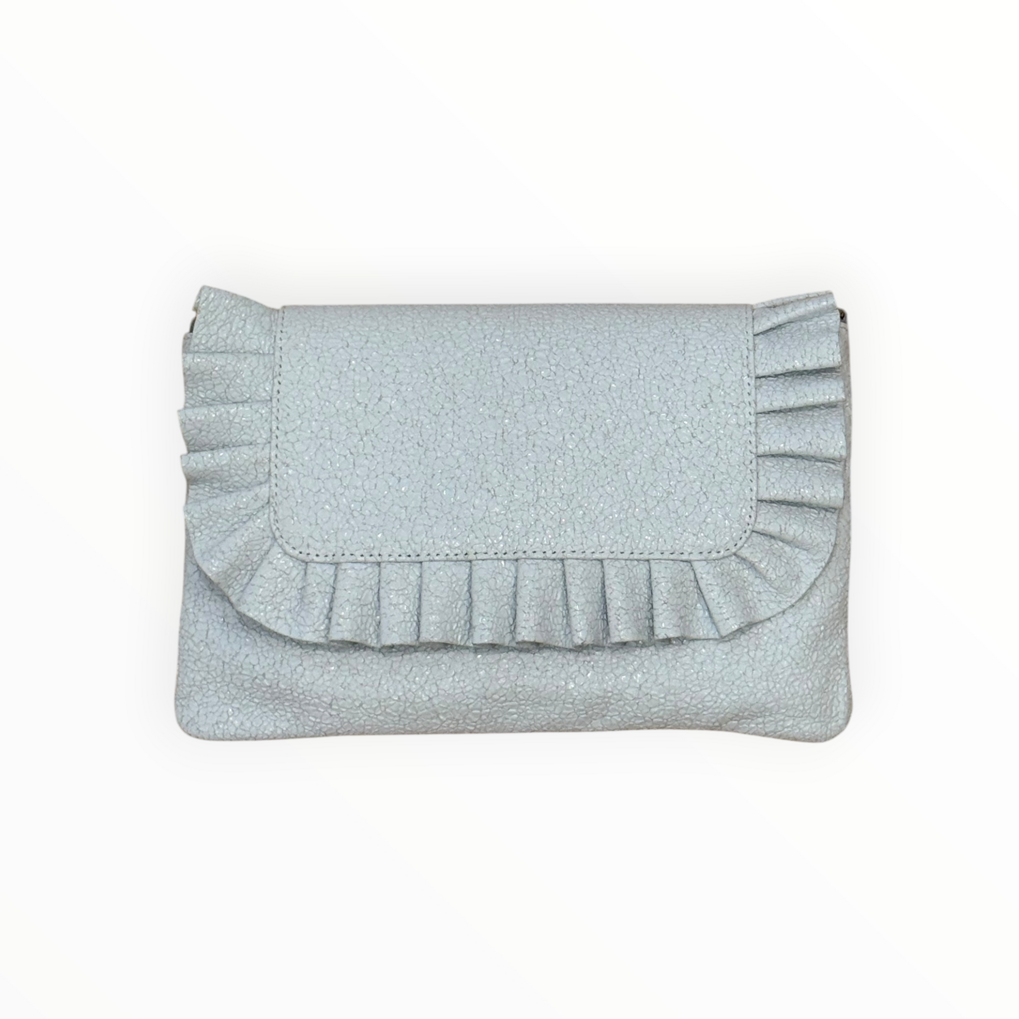 Laggo Riwana Clutch - White Crinkle
