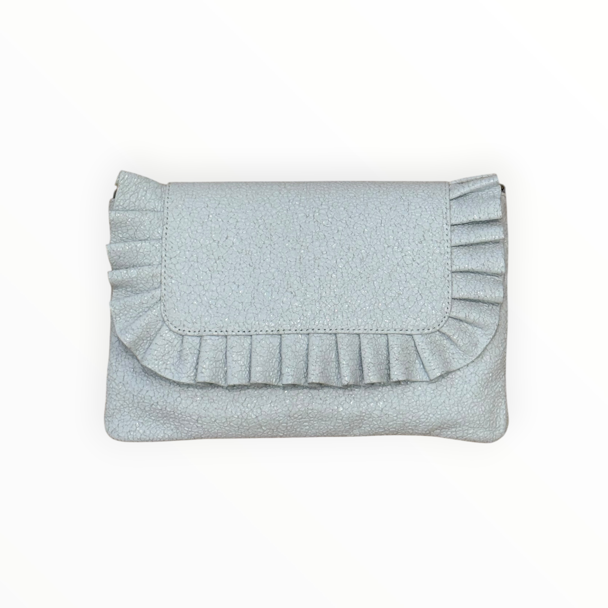 Laggo Riwana Clutch - White Crinkle