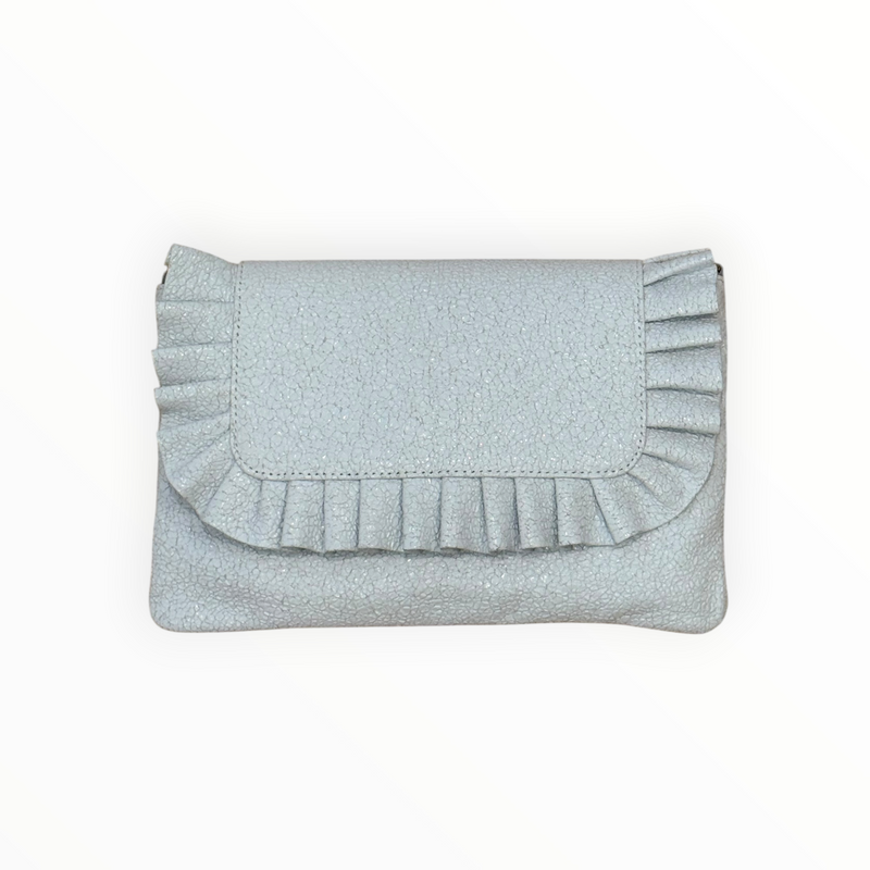 Laggo Riwana Clutch - White Crinkle