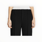 Proenza Schouler Bi-Stretch Crepe Cropped Pants - Black
