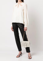 Jonathan Simkhai Louie Crinkle Top - Ivory