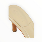 Schutz Leena Bamboo Leather Sandal - Eggshell