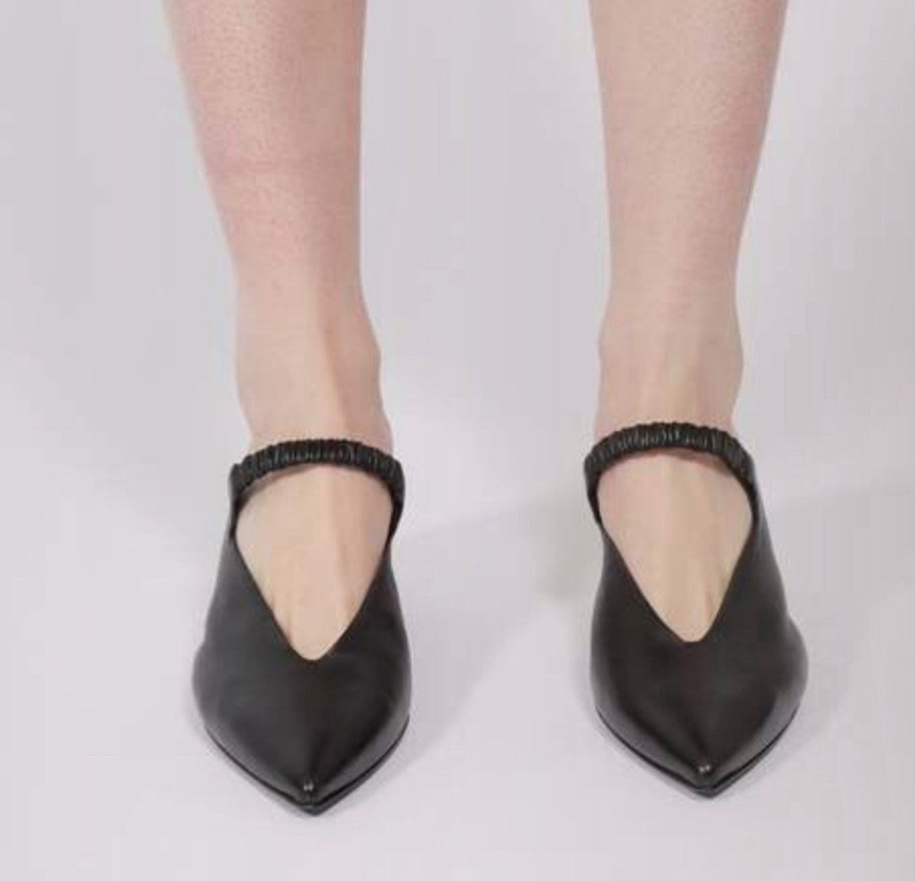 Halmanera Tania Mule With Strap - Nero