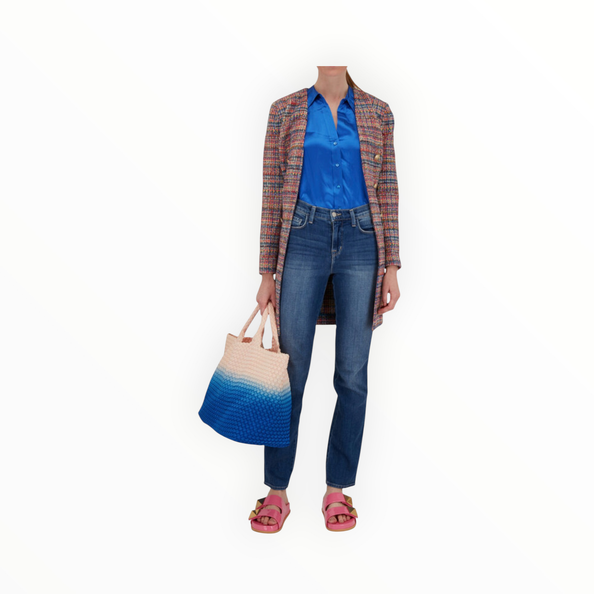 L'Agence Mid-Rise Slim Straight Jean - Sequoia
