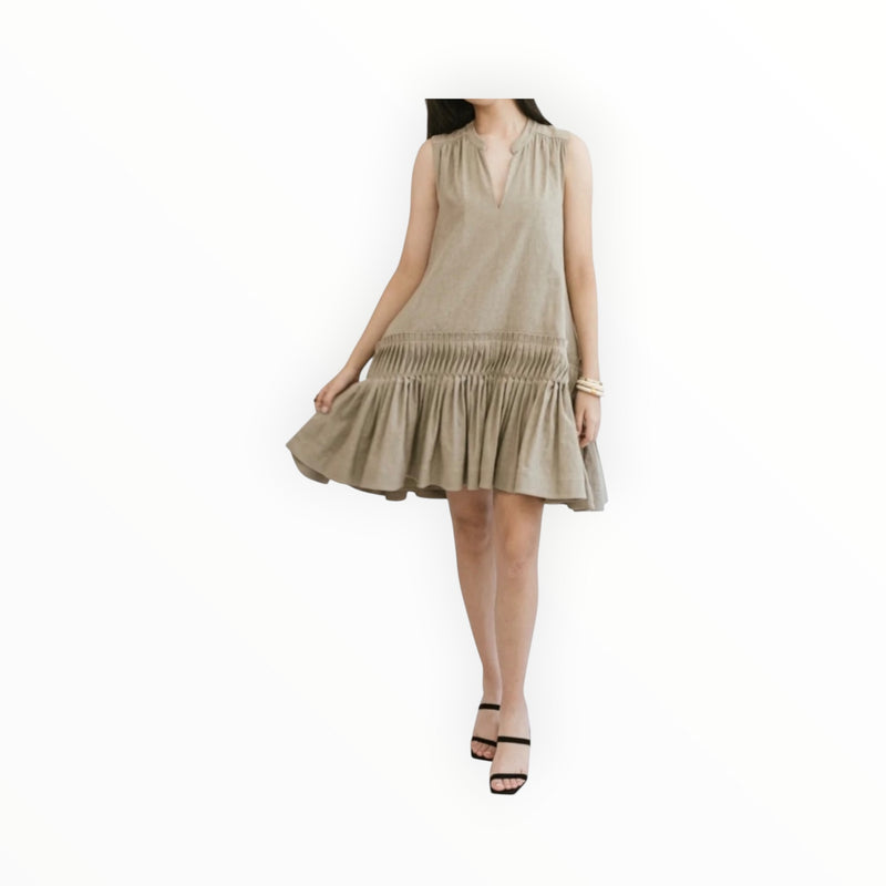 Jonathan Simkhai Myles Mini Dress - Fossil
