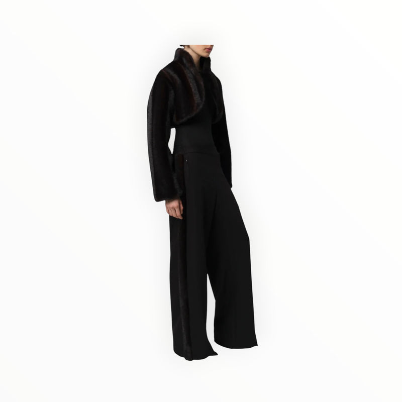 Apparis Odette Shaved Mink - Noir Multi