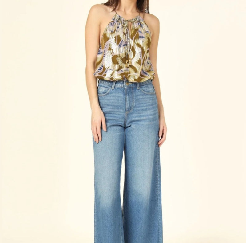 Omika Catalina Blouse - Lia Artichoke