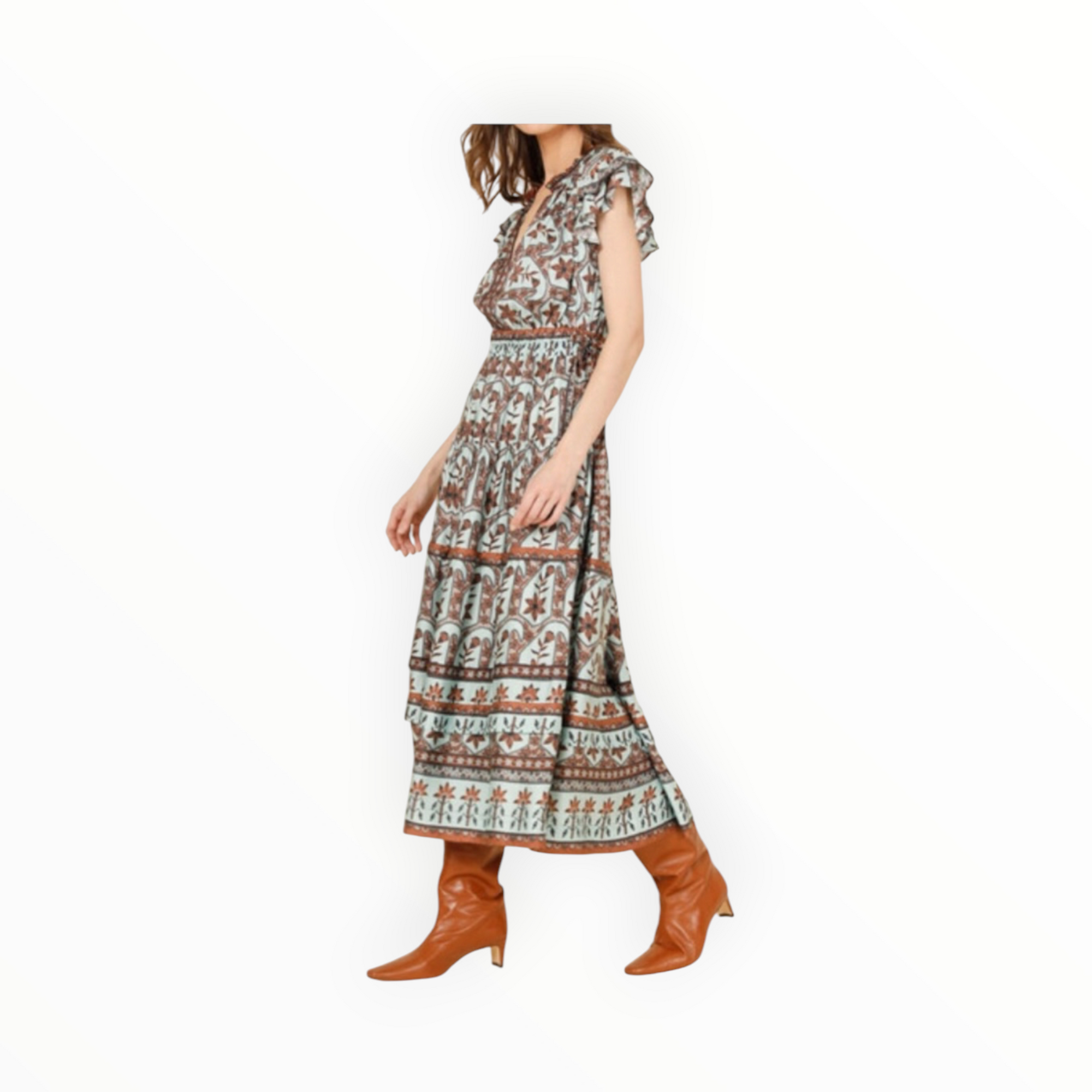 Omika Billie Midi Dress - Remy Sage