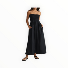 Z Supply Cornelia Poplin Maxi Dress - Black