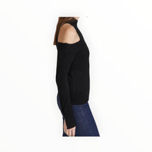 Jonathan Simkhai Gillian Cold Shoulder Sweater - Black
