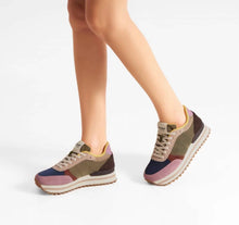 WODEN Ronja Plateau Sneaker - Dark Algae Multi