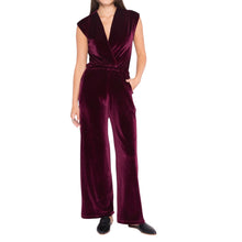 Ripley Rader Velvet Classic Jumpsuit - Merlot