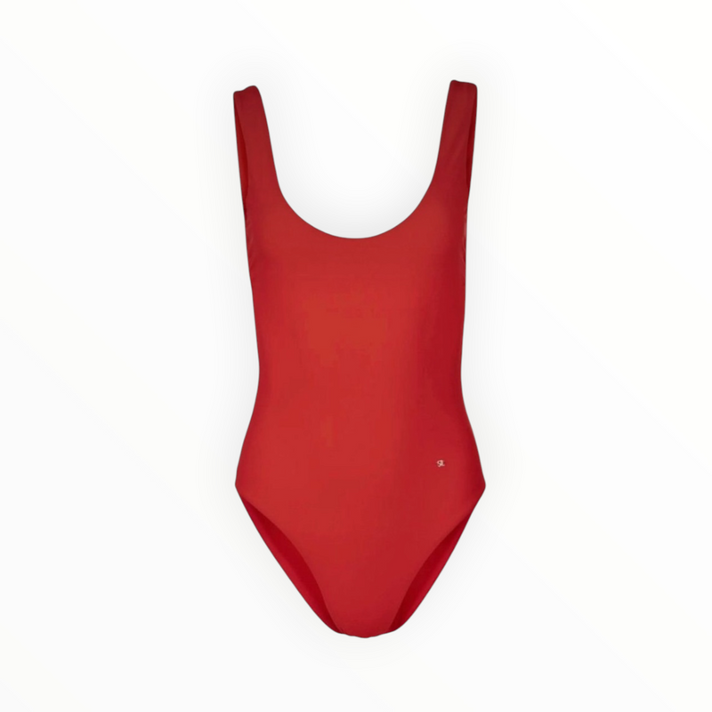Series the Label Elena Scoop Swimsuit - Vermillion