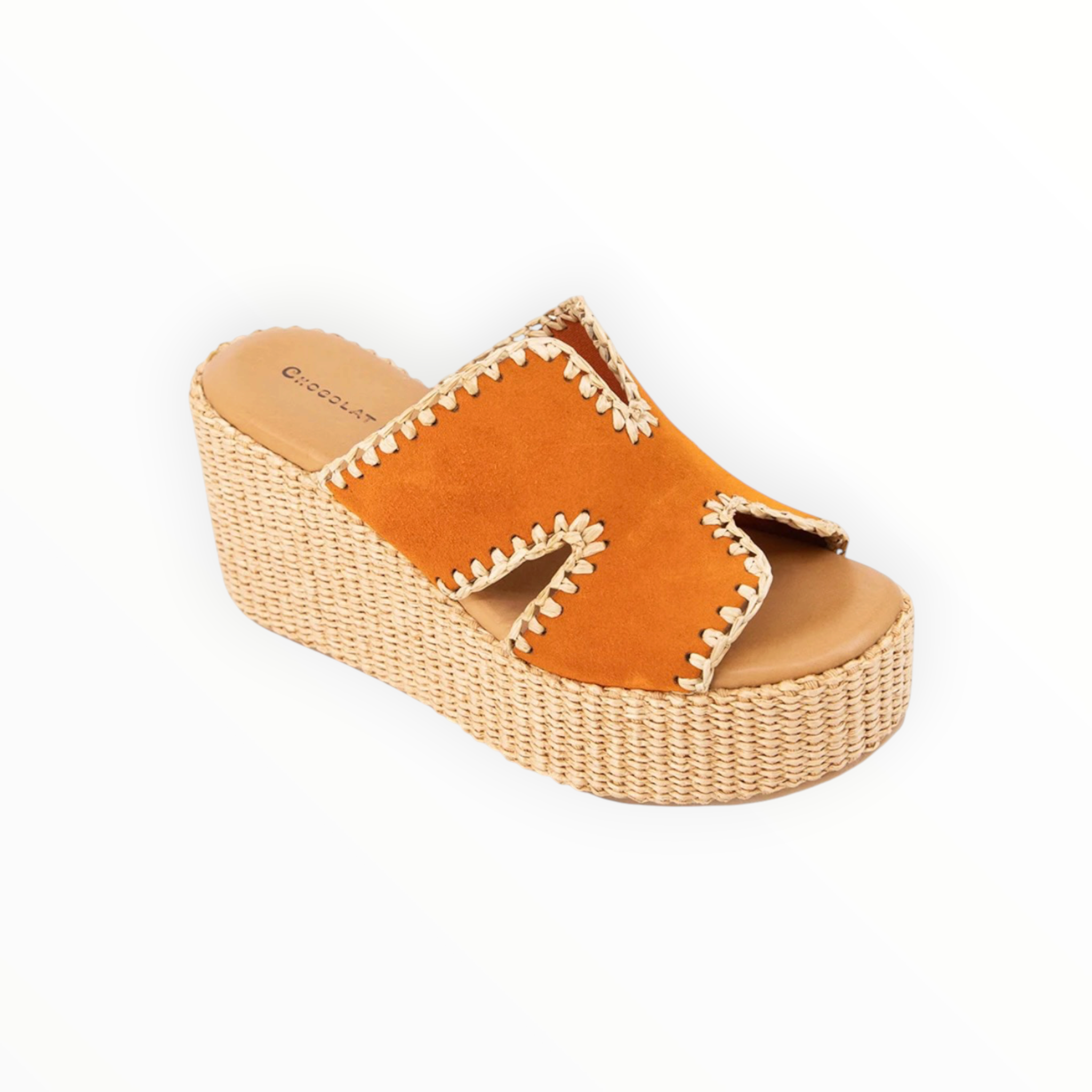 Chocolate Blu Jaxx - Orange Suede