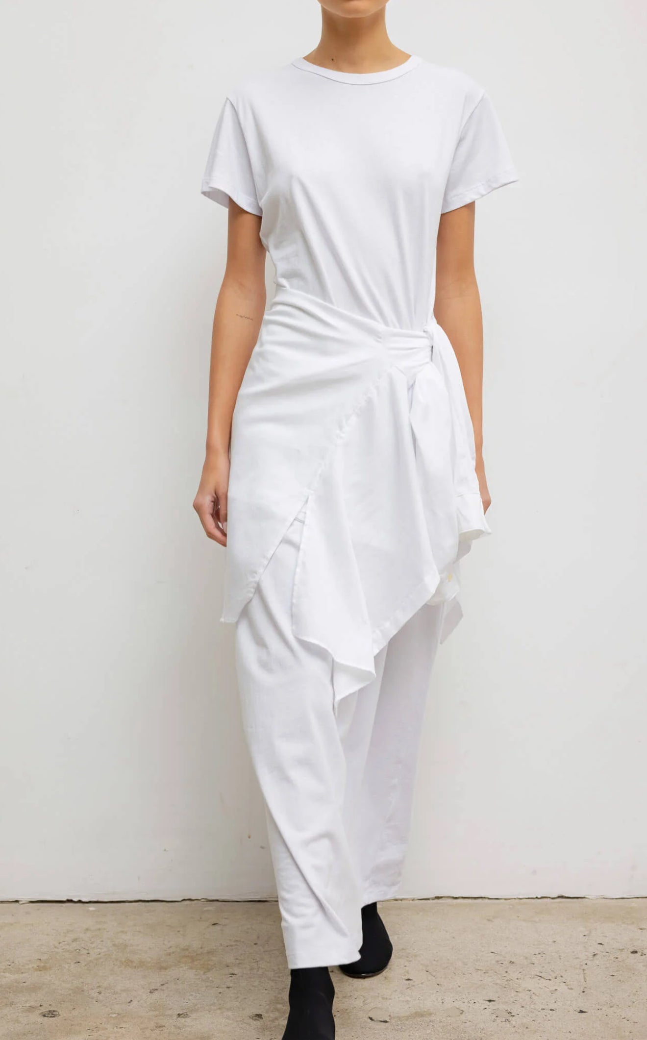 LESET Margo Maxi Dress - White