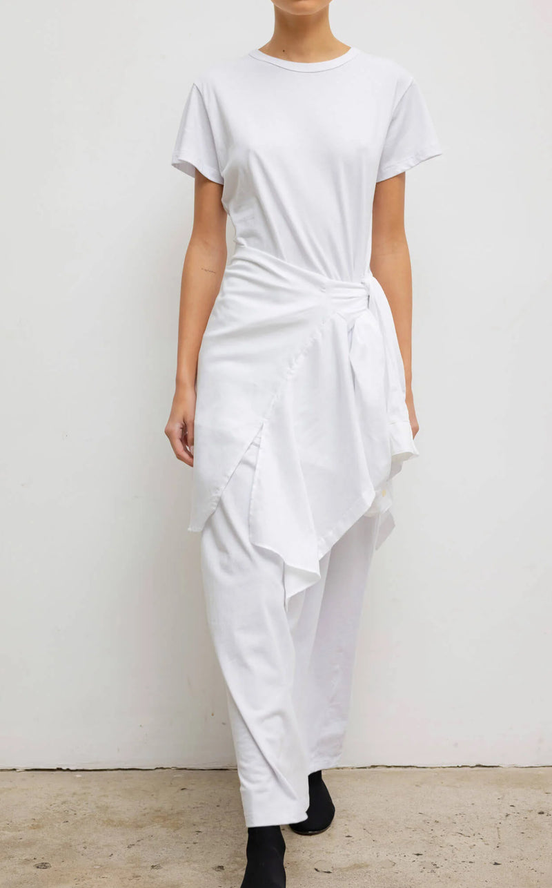 LESET Margo Maxi Dress - White