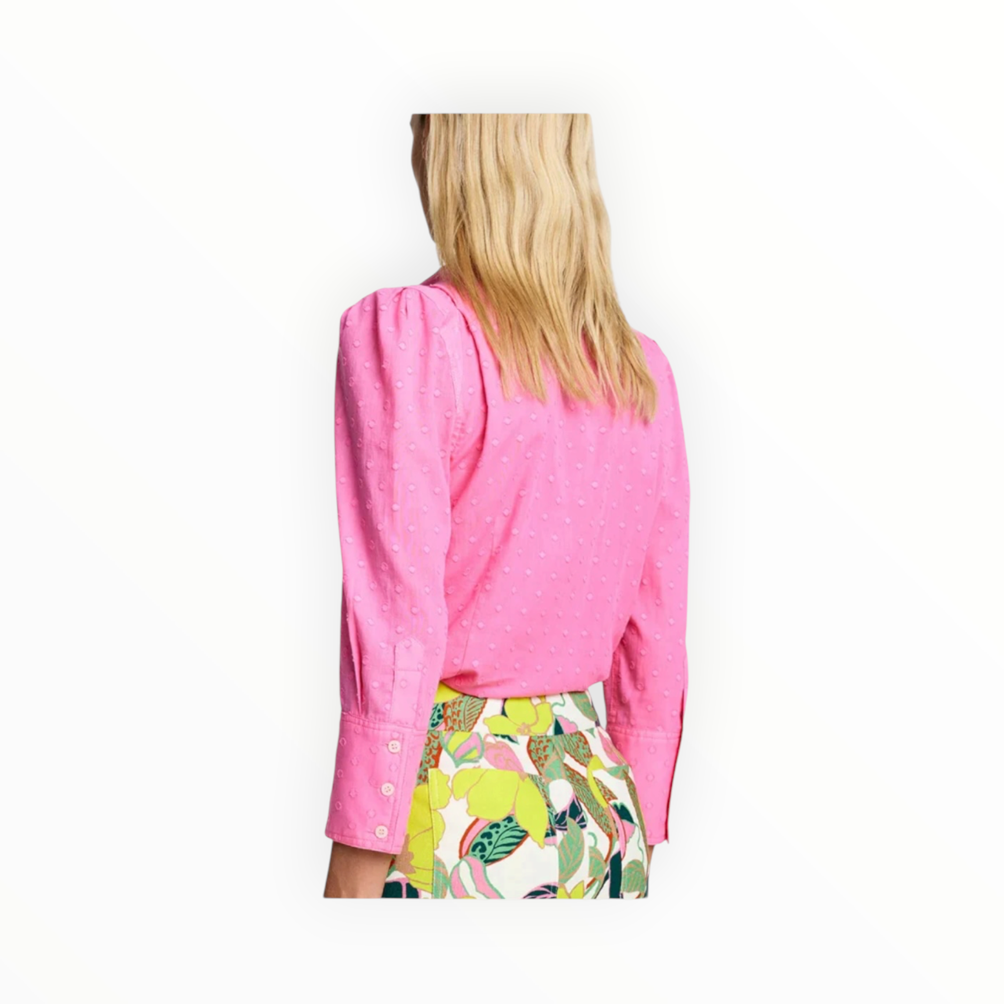 Smythe Box Pleat Shirt - Peony