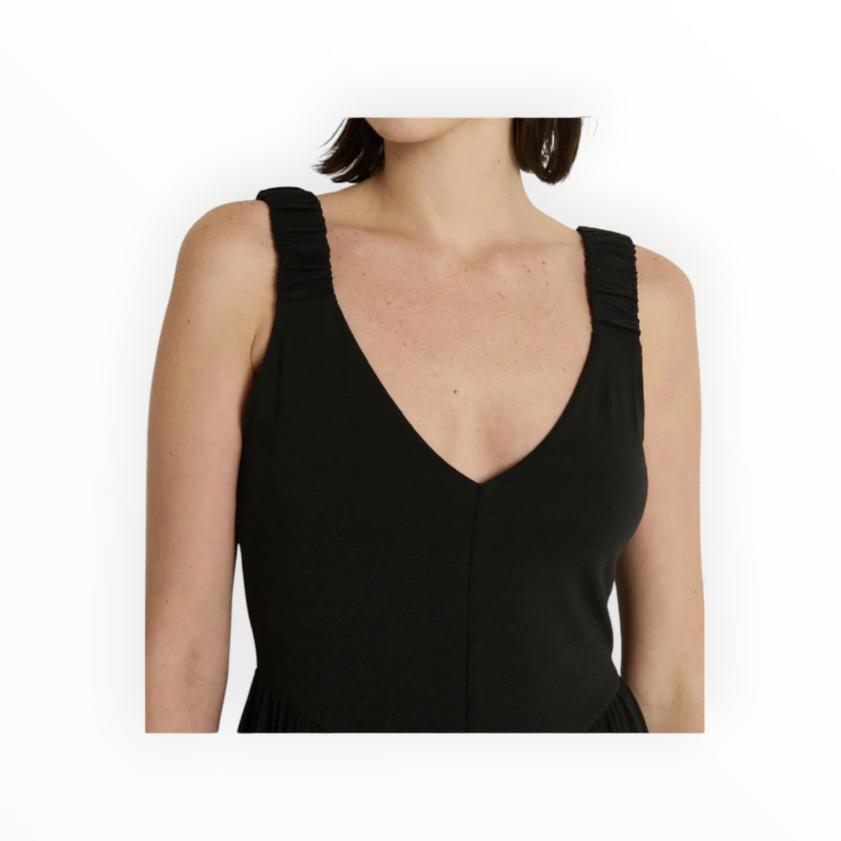 Nation Ltd Celine Midi Dress - Jet Black