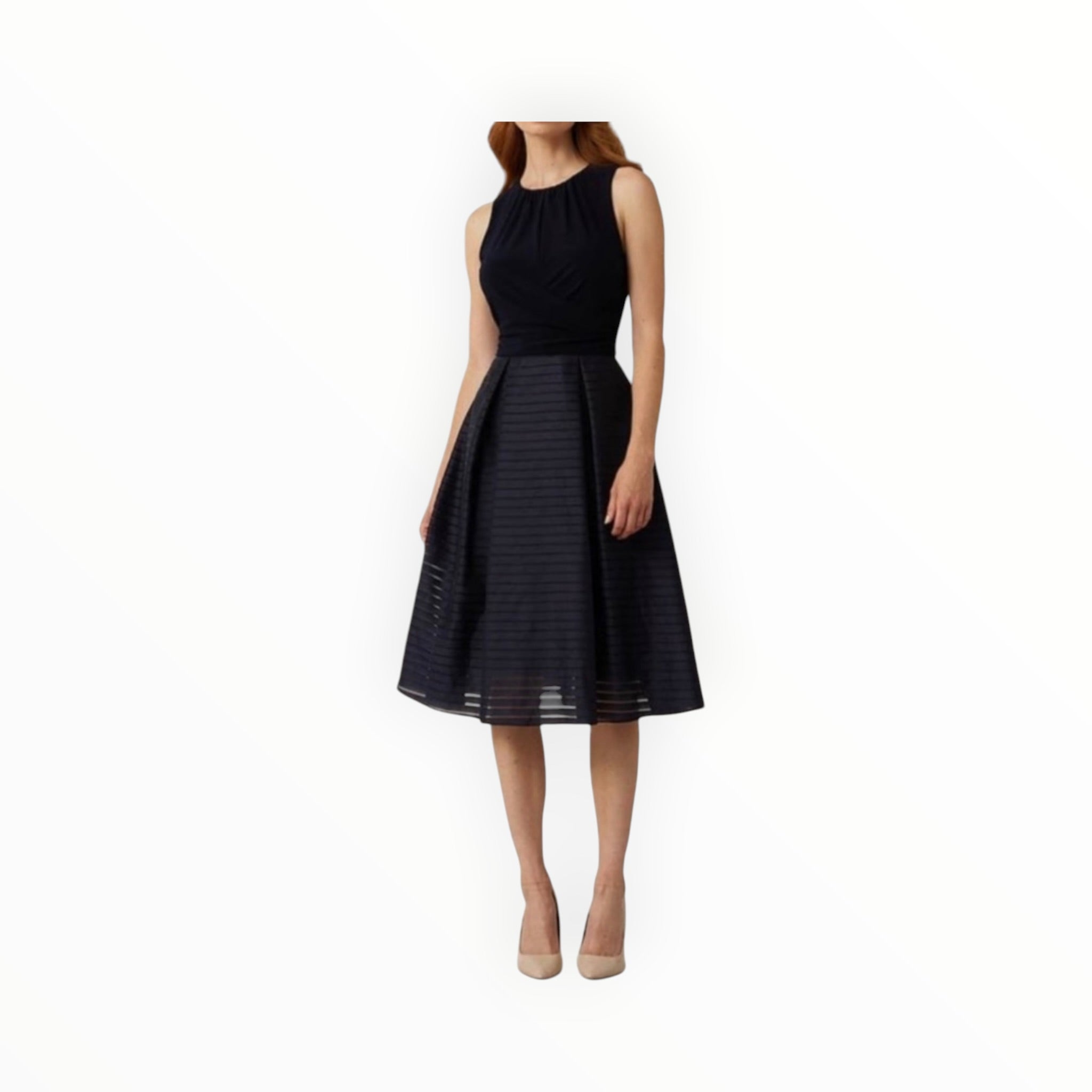 Joseph Ribkoff Fit & Flare Dress - Navy