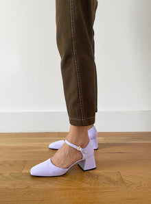 Suzanne Rae Suede Maryjane - Lavender