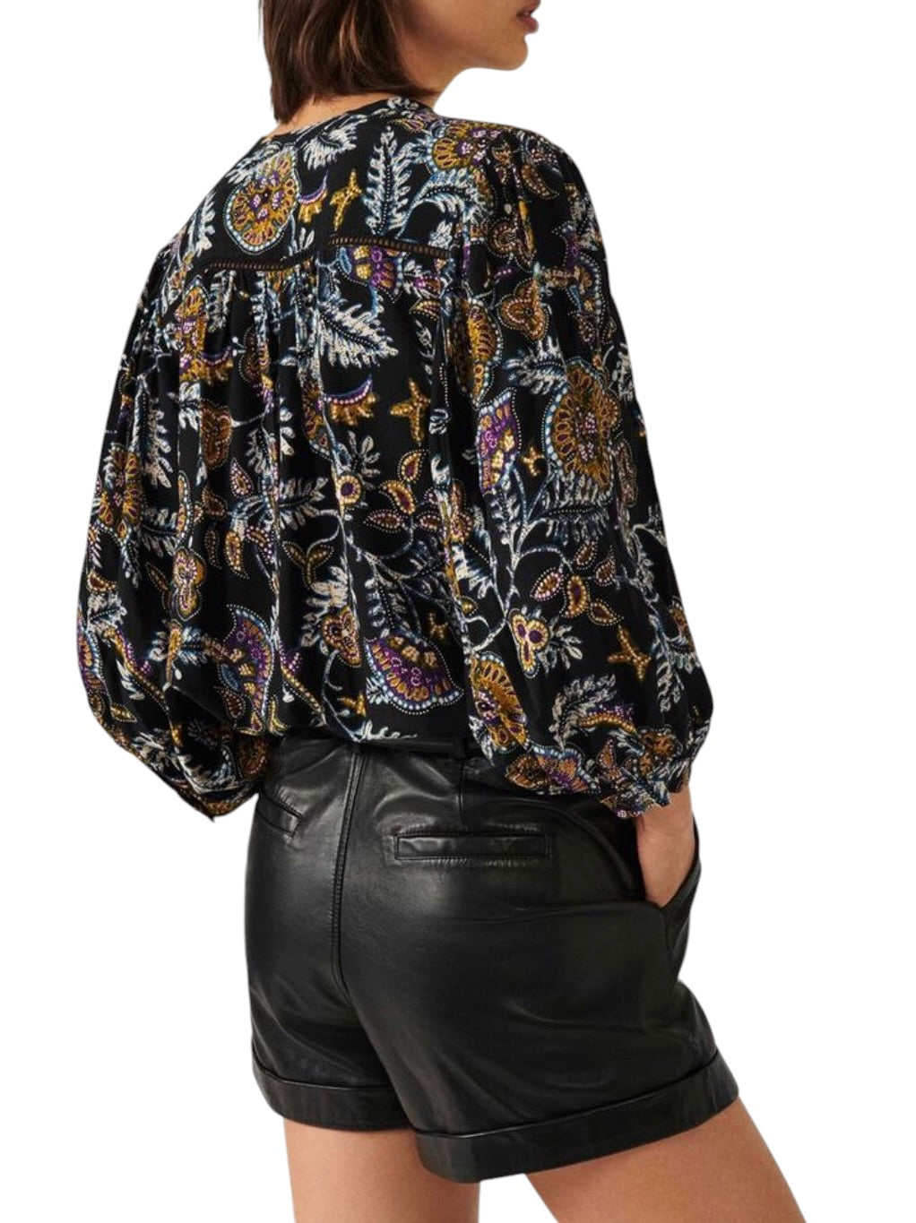 ba&sh Valska Shirt - Noir Paisley