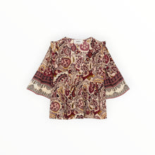 ba&sh Zarry Print Top - Ecru