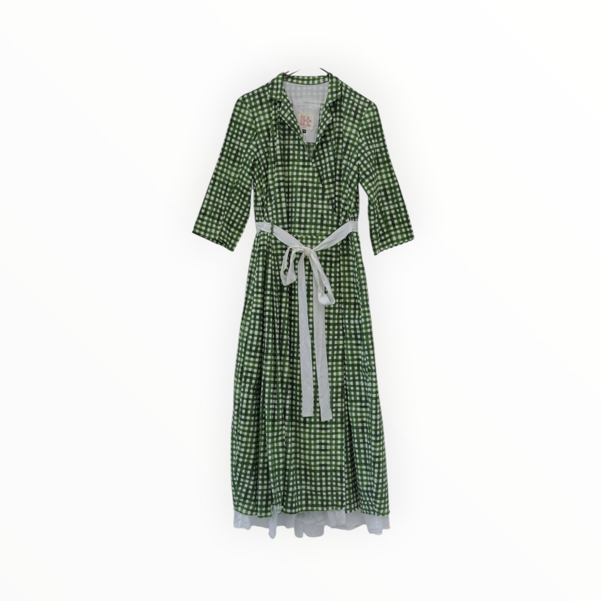 H+ Hannoh Wessel Delmira Dress - Green Check
