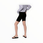 RtA Toure Mid Rise Bike Short - Max Black
