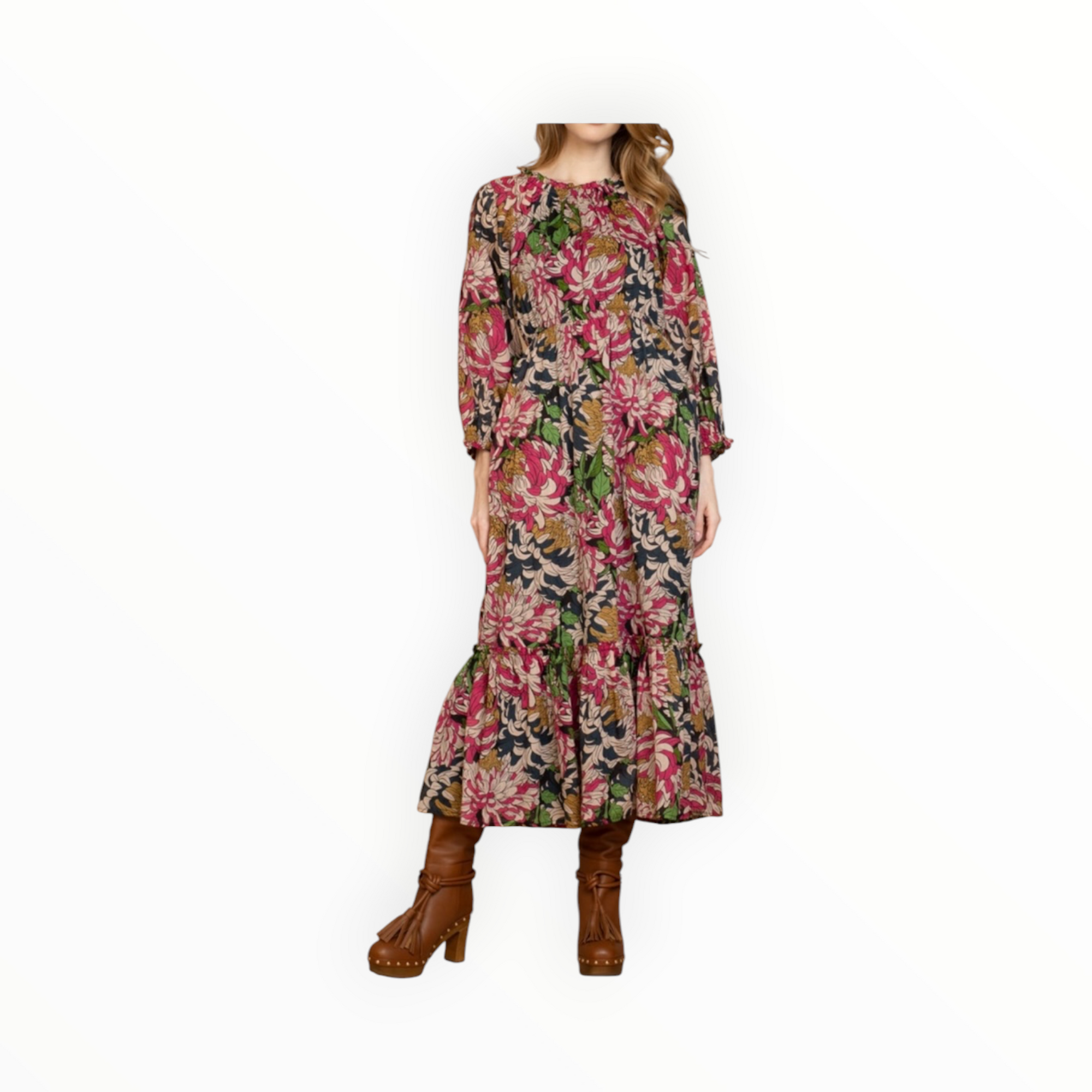 Olivia James Harper Dress - Peony