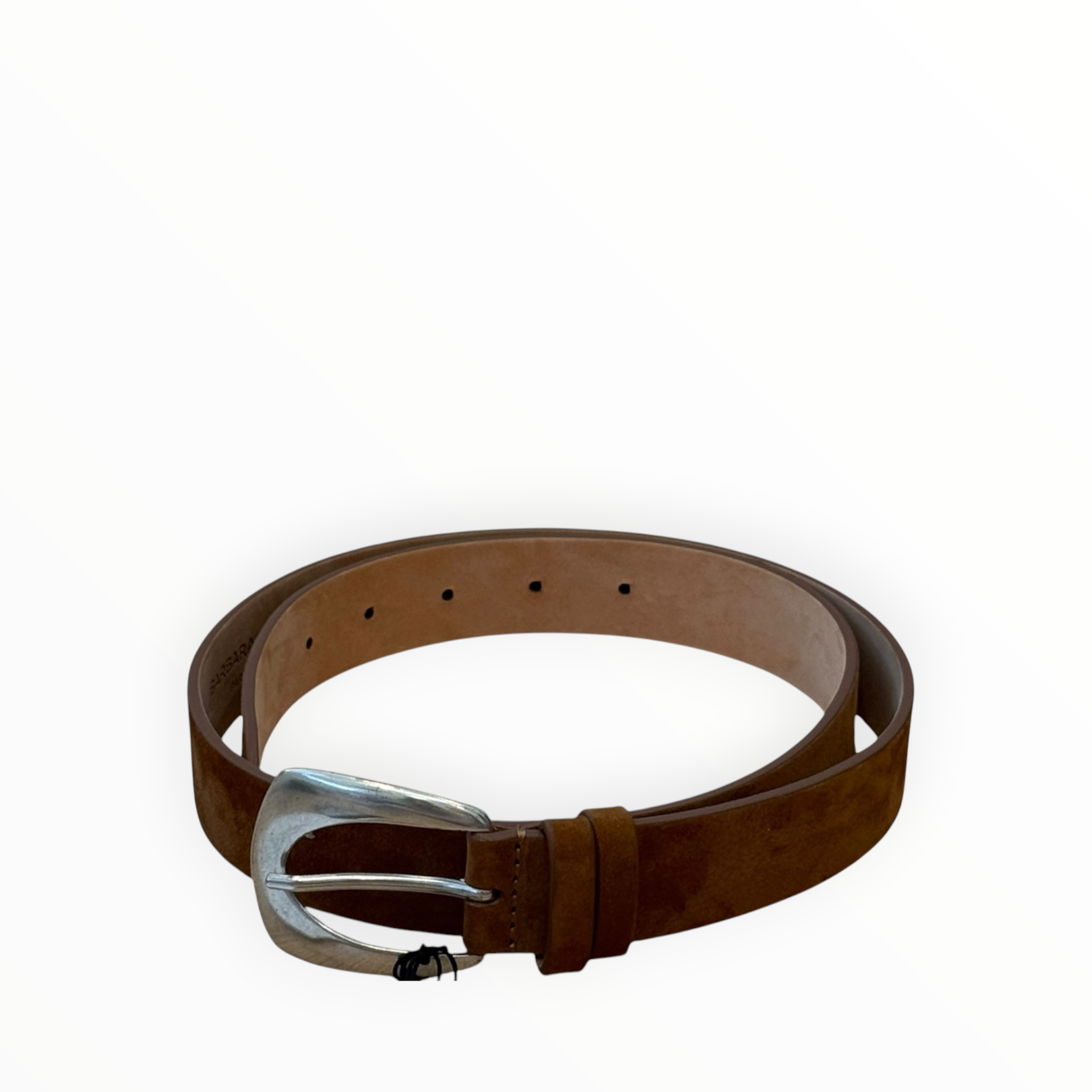 Barbara Bui Suede Medium Belt - Light Brown