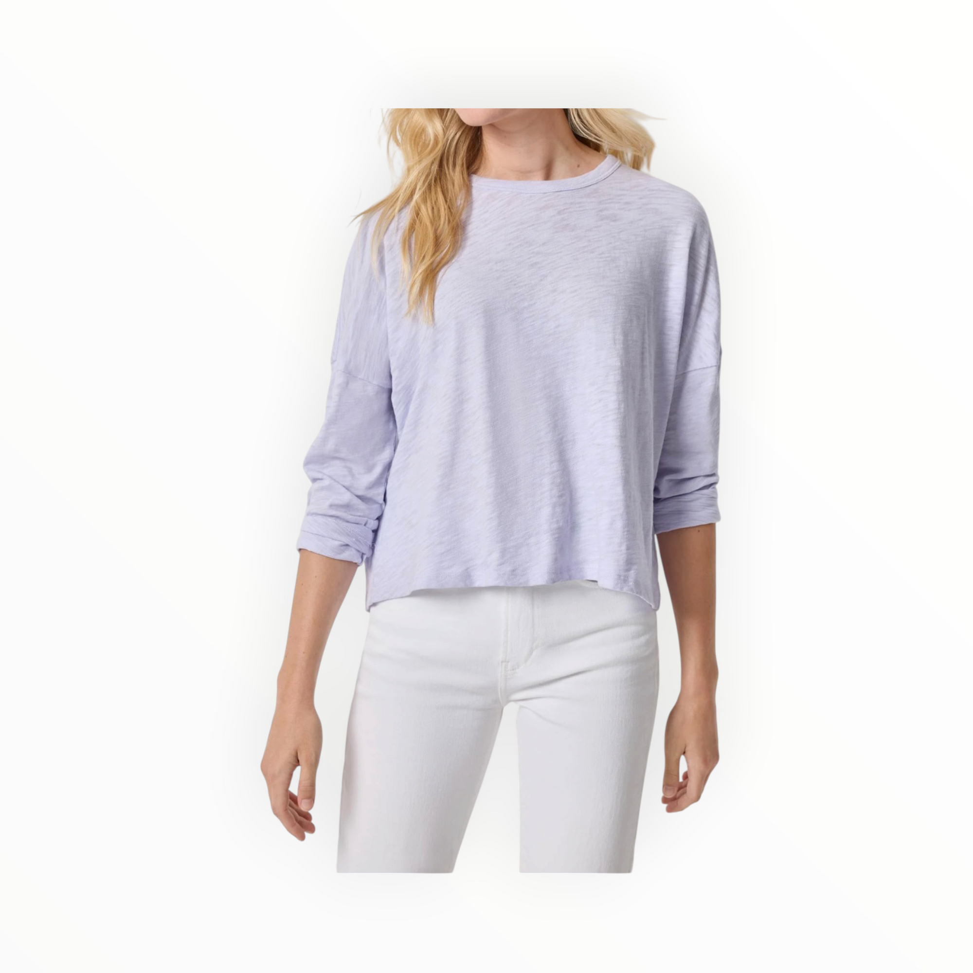 LILLA|P Easy Long Sleeve Beach Tee - Lilac