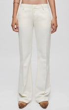 Re/Done Mid Rise Flared Touser - Ivory