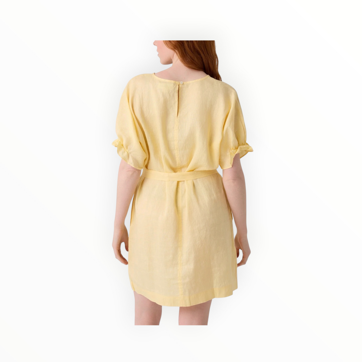 Velvet by Graham & Spencer Vivian Linen Dress - Lemon Drop