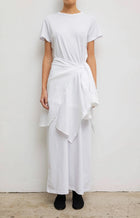 LESET Margo Maxi Dress - White