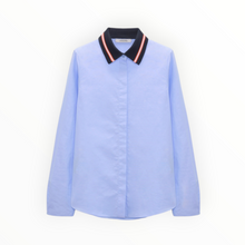Dorothee Schumacher Powerful Ease Blouse - Oxford Blue