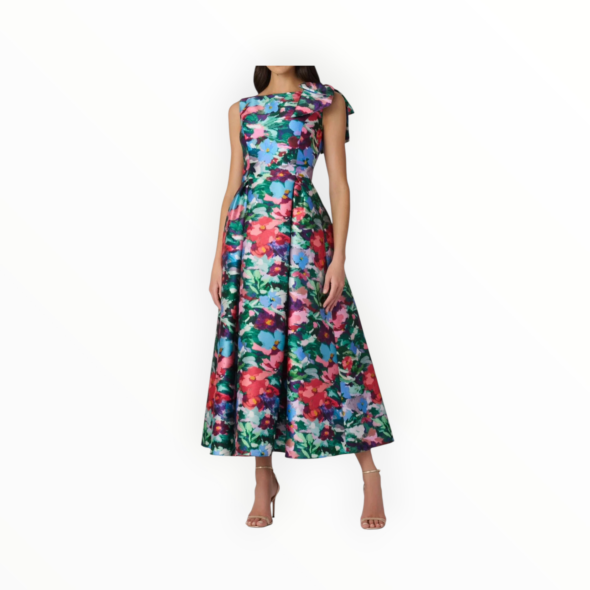 Shoshanna Midnight Eleanor Dress - Navy Multi