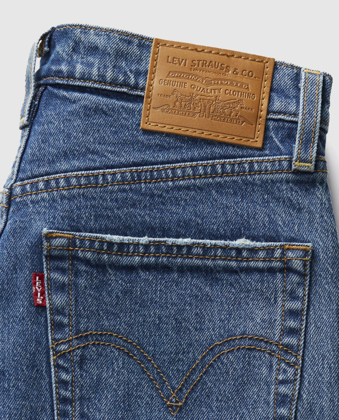 LEVI'S Ribcage Straight Ankle - Jazz Pop - Medium Wash