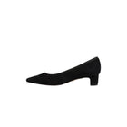 Sam Edelman Rinda Pointed Toe Ballet Heel - Black Suede