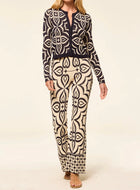 MISA Pansy Cardigan - Blue Mosaic Tile Mix