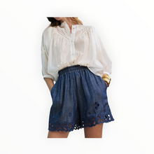 0039 Italy Brenda Shorts - Denim