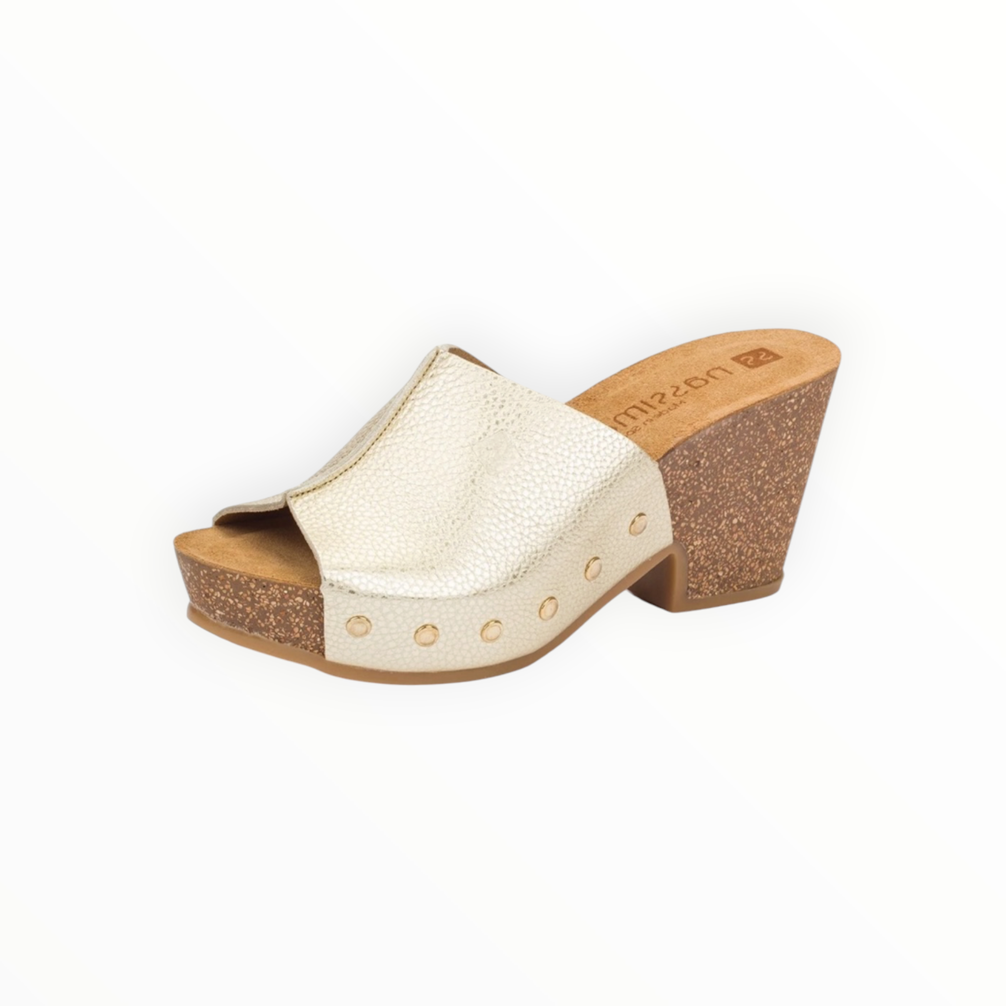 nassima Kilda Wedge Sandal - Gold