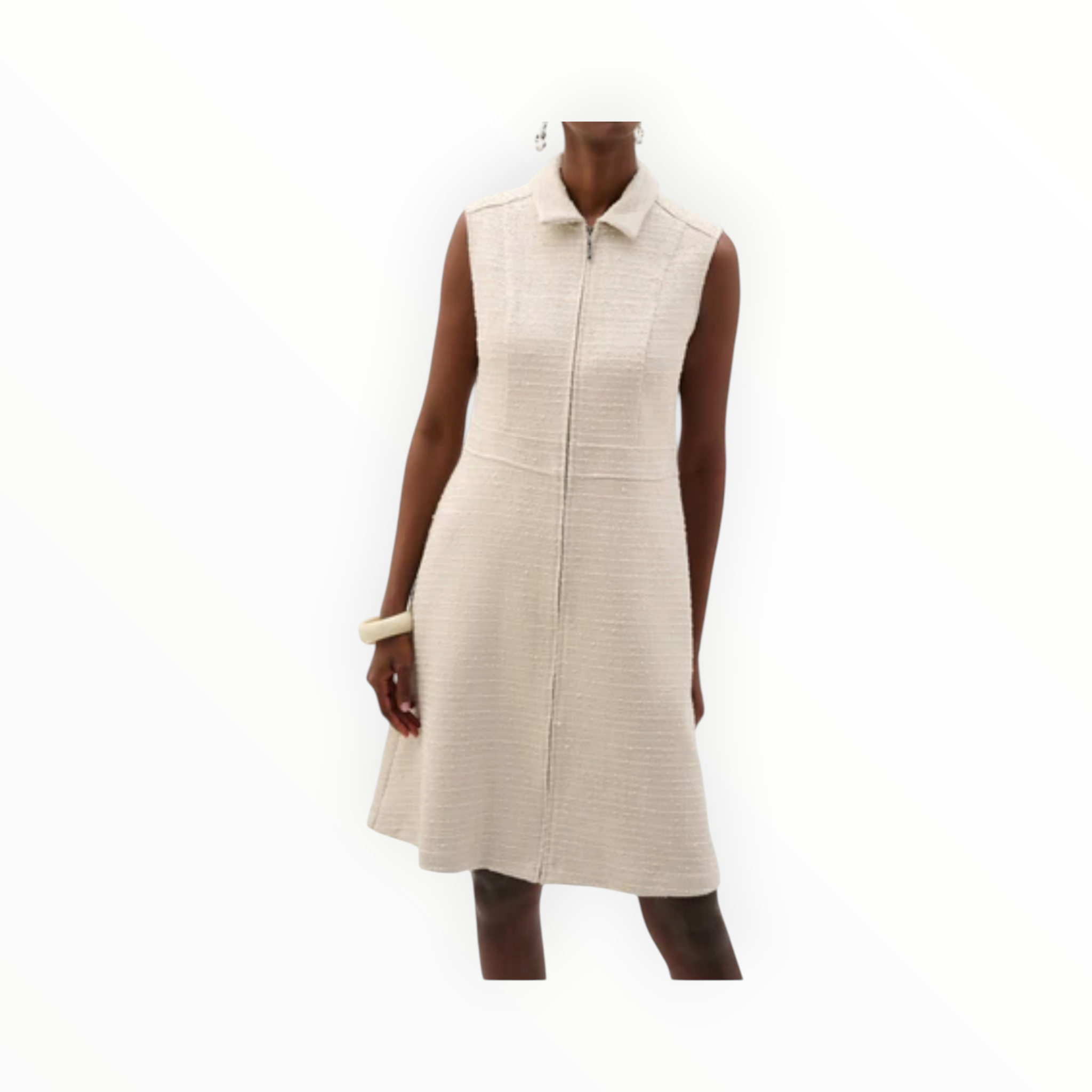 Joseph Ribkoff Front Zip Dress - Moonstone