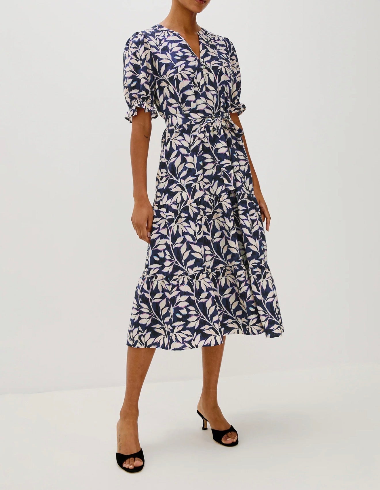 Rails Eliana Dress - Navy Vines